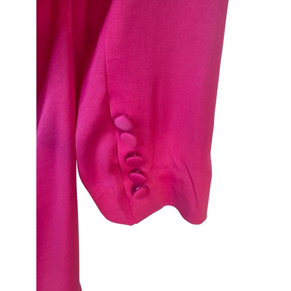 Choosy Size 10 Two-Tone Rose Red Pink Pale Pink Draped Dress - Picture 8 of 13